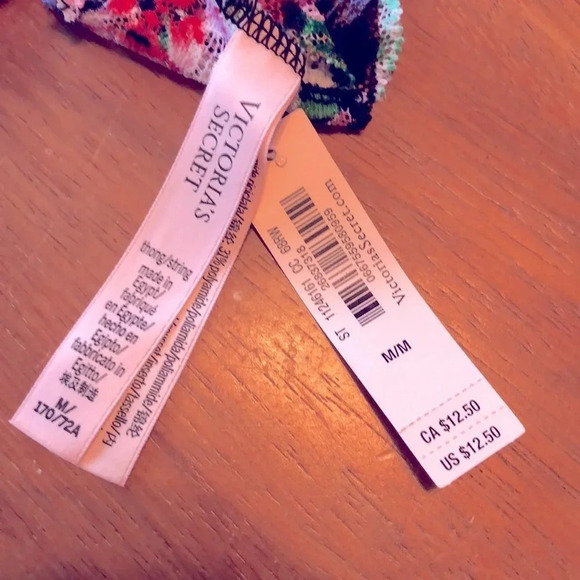 Victoria’s Secret Posey Lace Thong M - Picture 3 of 3